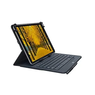 Logitech Universal Folio with Integrated Keyboard for 23 - 25,5 cm/9 - 10 Inch Tablets (Pan) Nordic