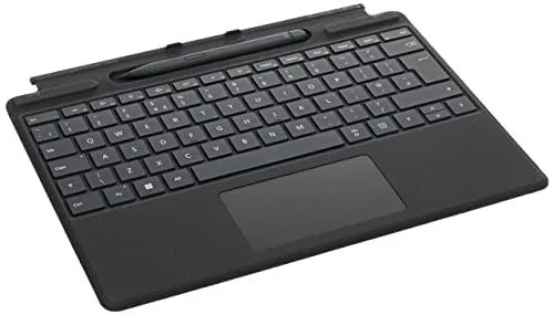 Microsoft Surface Pro 9, 8 o X - Funda Tipo Firma con Lector de Huellas Dactilares de Microsoft