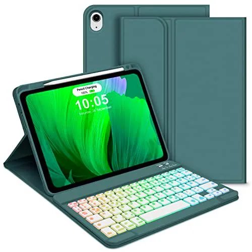 GOOJODOQ Funda con teclado para iPad Air de 4ª y 5ª generación de GOOJODOQ