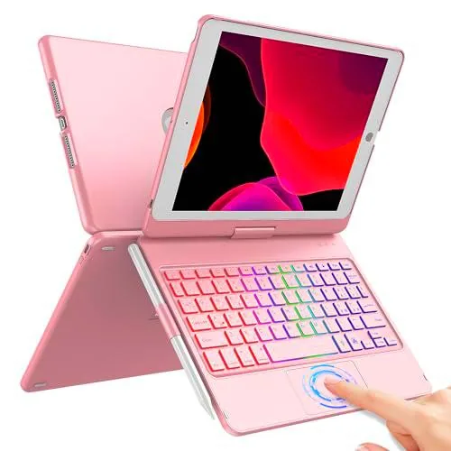 Funda con teclado Touchpad para iPad 9a Gen 10.2" 2021