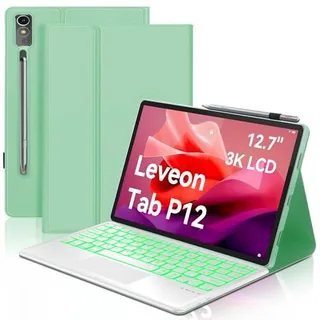 Teclado para Lenovo Tab P12 Pro 12.7" 2023, funda teclado para Lenovo P12