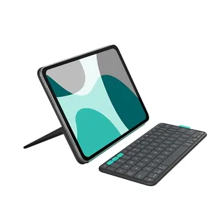 Logitech Flip Folio, funda con teclado para iPad Pro de 11 pulgadas (M4) y iPad Air de 11 pulgadas (M2 y M3) (5ª generación