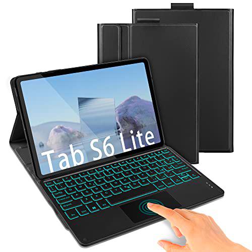 Funda con Teclado Touchpad para Samsung Galaxy Tab S6 Lite 10.4" 2020