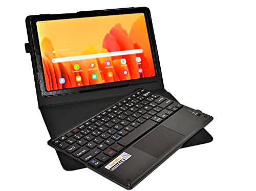 SonnyGoldTech MQ21 para Galaxy Tab A7 10.4 - Funda con teclado francés (AZERTY) para Samsung Galaxy Tab A7 LTE SM-T505
