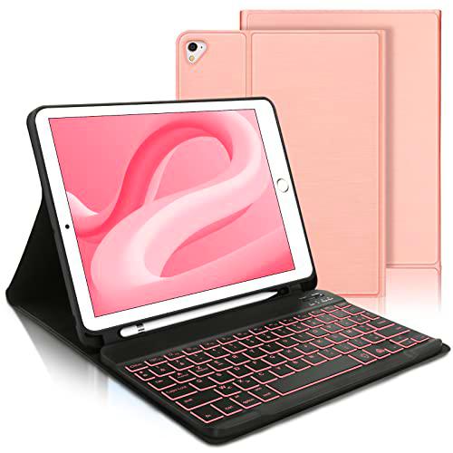 Teclado Funda para iPad 10.2" 2021/2020/2019 (9e/8e/7ª Generación)/iPad Air 3 2019/iPad Pro 10.5 2017