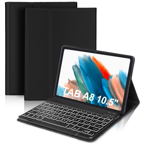 FOGARI Funda con teclado para Samsung Galaxy Tab A8 10,5 pulgadas 2022