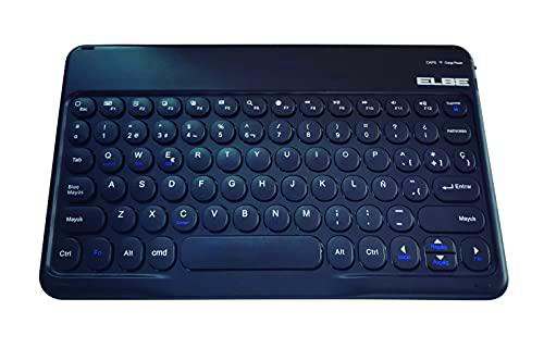 ELBE TE-102-BT Teclado Bluetooth Slim Negro para PC