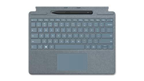 Microsoft Surface Pro 8/9 / X Signature - Teclado (Incluye lápiz Fino), Color Azul