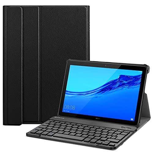 FINTIE Keyboard Case for Huawei MediaPad T5 10 (Italian Layout), Negro