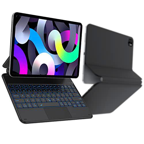 Funda para iPad Air 5 2022 / Air 4 2020 10.9 con teclado para iPad Pro de 11" (3ª/2ª/1ª gen) con diseño flotante QWERTZ