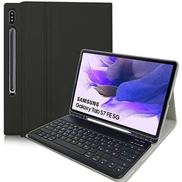 Funda con teclado para Samsung Galaxy Tab S7 FE/ S7+/S7 Plus/S8 Plus 2022