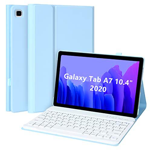 Funda con teclado para Samsung Galaxy Tab A7 10.4 pulgadas 2022/2020 (SM-T500/T503/T505/T507)