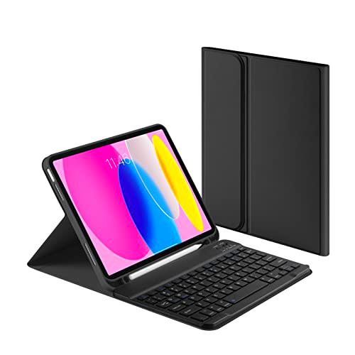 Laetass Funda con teclado para iPad 10 Generación 10.9 pulgadas 2022