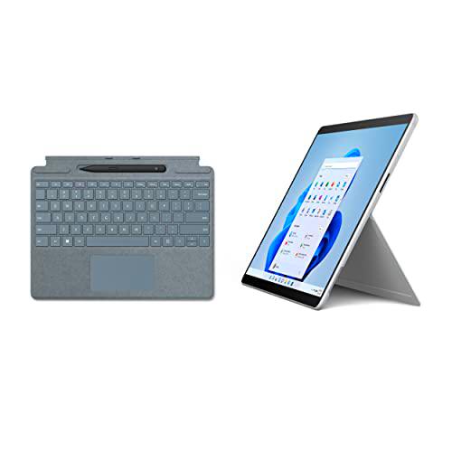 Microsoft Surface Pro X y Signature Keyboard y Microsoft Surface Slim Pen 2, Ice Blue
