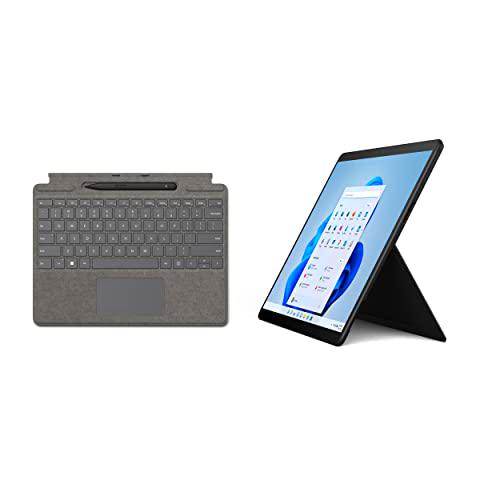 Microsoft Surface Pro X y Signature Keyboard y Microsoft Surface Slim Pen 2, Platino