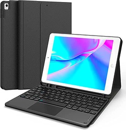 Earto Funda para iPad de 9 generación con teclado, teclado iPad 10.2 de 8ª generación con panel táctil
