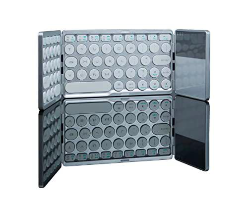 HDWR TyperCLAW-BS120 Teclado inalámbrico y Plegable para computadora con Panel táctil