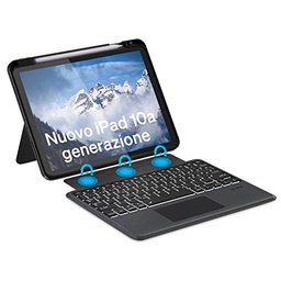 Doohoeek Funda con teclado para iPad 10.9