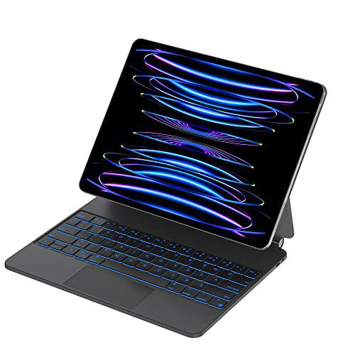HOU Funda para teclado para iPad Air 5th, Air 4th Generación 11" y 11" iPad Pro (4A