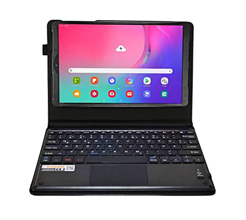 MQ21 para Galaxy Tab A 10.1 (2019) - Funda con teclado Bluetooth con almohadilla táctil multifunción para Samsung Galaxy Tab A 2019 | Funda con teclado para Galaxy Tab A LTE SMT515 WiFi T510 |