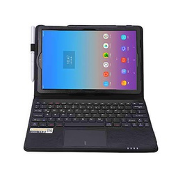 MQ para Galaxy Tab S4 10.5 - Bluetooth teclado Funda con touchpad para Samsung Galaxy Tab S4 10.5 | - Funda con teclado para Galaxy Tab S4 LTE SM de T835 WiFi SM de T830 | Touchpad Teclado Layout
