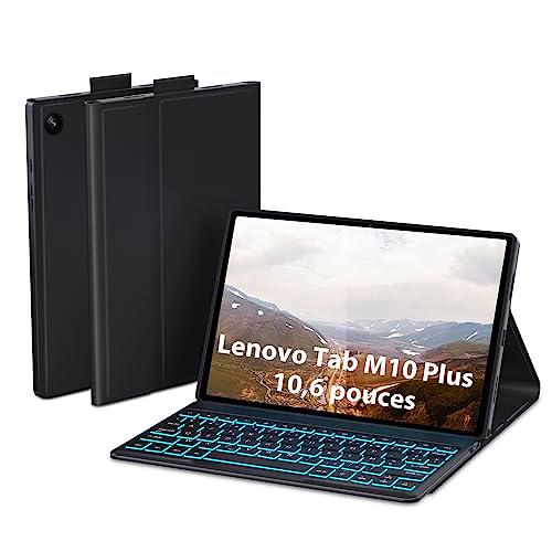 DoohowCase - Funda para teclado Lenovo Tab M10 Plus (3ª generación) 10.6" 2022