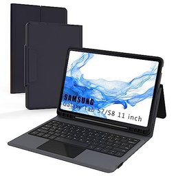 Funda para Samsung Galaxy Tab S8/S7 de 11 pulgadas con teclado
