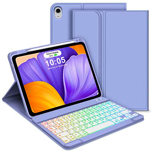 GOOJODOQ Funda con teclado para iPad Air de 4ª y 5ª generación