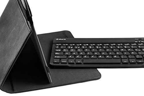 Silver HT - Funda universal gripcase con teclado (9"