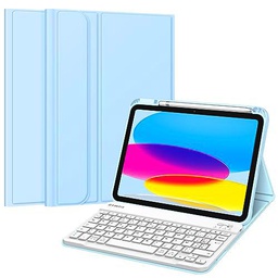Fintie Teclado Francés AZERTY para iPad 10th Generation 2022 10.9 Pulgadas