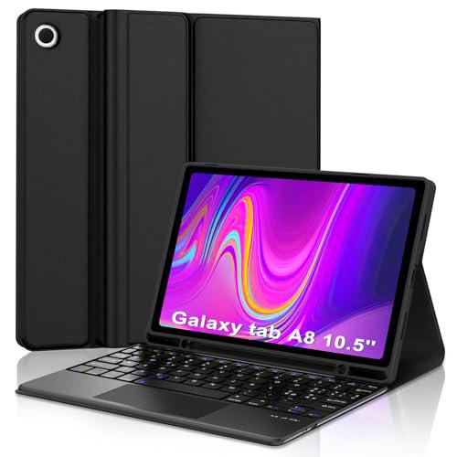 SENGBIRCH Funda de teclado para Samsung Galaxy Tab A8 Tablet 10,5 pulgadas (SM-X200/X205/X207)