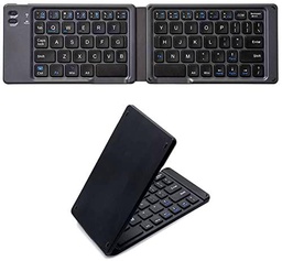 Techly 364156 Teclado Plegable Bluetooth para tabletas Smartphone Negro