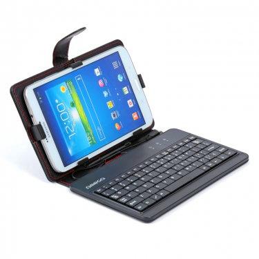 Omega OCT7KBSR - Funda Tablet con Teclado QWERTY, Color Negro