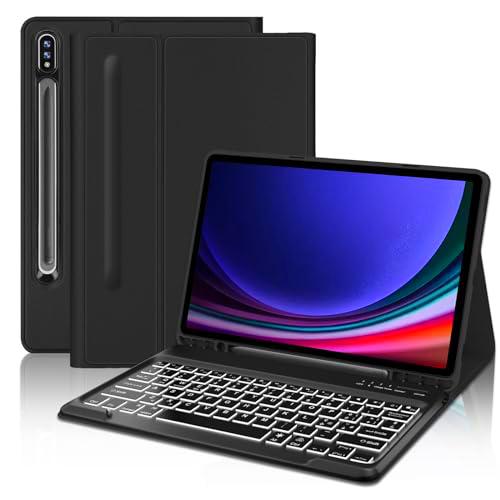 FOGARI Funda de teclado para Samsung Galaxy Tab S9 Plus 12.4" 2023