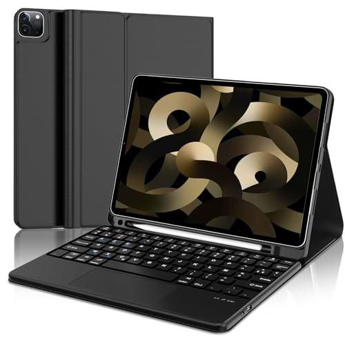 FOGARI Teclado iPad Pro 11 - Funda con teclado táctil para iPad Air 5/iPad Air 4