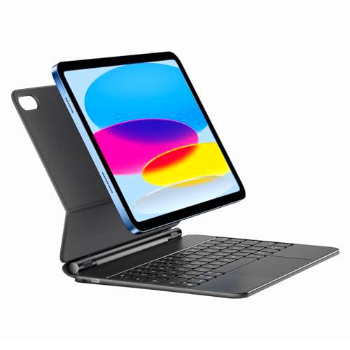 HOU Funda con teclado para iPad de 10 generación (10,9 pulgadas)