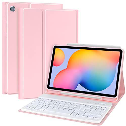 Funda con teclado para Samsung Galaxy Tab S6 Lite 10.4" 2024/2022/2020 (Modelo: SM-P620/P625/P610/P613/P615/P619)