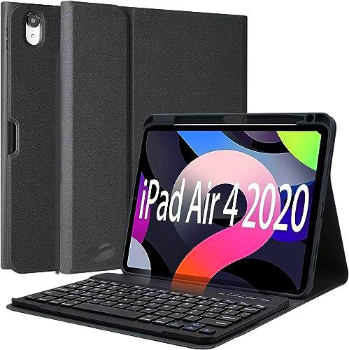 Funda con teclado para iPad 10.9" Air 4 2020/Air 5 2022 Compatible con iPad 10.9 2023