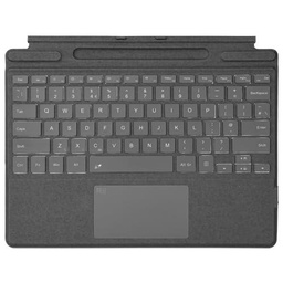 Rii Funda tipo Surface Pro, teclado inalámbrico Bluetooth portátil ultrafino con panel táctil
