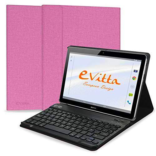 E-Vitta Keytab BT - Funda para Huawei T3 10, Color Rosa