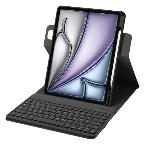 GOOJODOQ Funda con teclado para iPad Air 6. 13" M2 2024