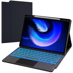 Para Xiaomi Pad 6/Pad 6 Pro 11 pulgadas Funda con teclado: iluminación de 7 colores