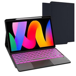 para Xiaomi Redmi Pad SE 11 pulgadas Funda con teclado: iluminación de 7 colores