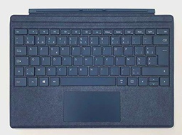 Microsoft Surface Pro Type Cover Belga/Bélgica AZERTY Teclado Alacantara retroiluminado azul cobalto