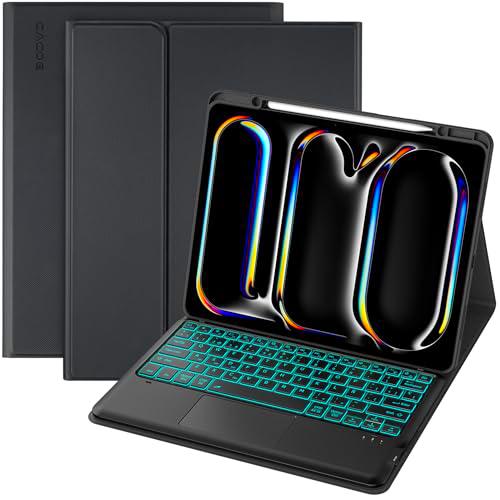 CACOE Funda Teclado iPad Pro 13" M4 2024, Teclado con Touchpad