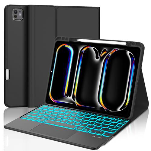 SENGBIRCH Funda con teclado para iPad Pro 11" (M4) 2024 con Trackpad