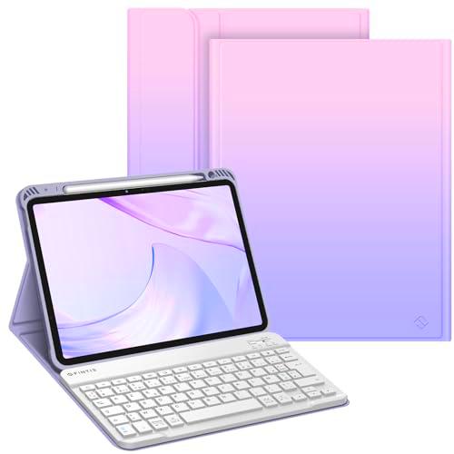 Fintie Teclado Francés AZERTY para iPad Air 11 Pulgadas 2024/Air 5 2022/Air 4 2020 10.9"