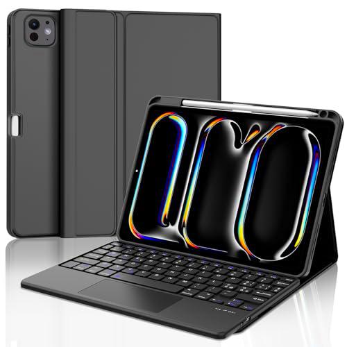 Teclado para iPad Pro 11" 2024 (M4), funda con teclado para iPad Pro 5 Generación