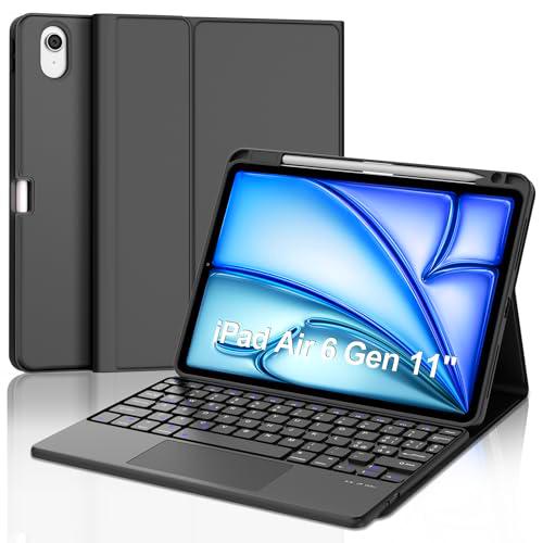 Teclado para iPad Air 11" 2024 (M2), funda con teclado para iPad Air 6 Generation