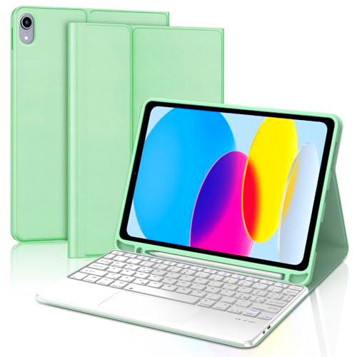 Occtingkind Teclado para iPad 10 Generación 2022, Funda con Teclado para iPad 10 10.9"